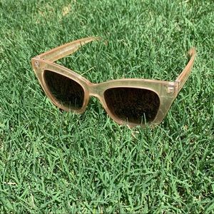 Peach sunglasses